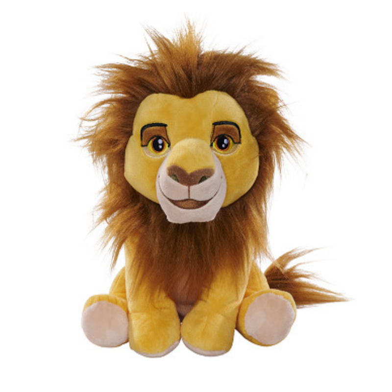  - roi lion - peluche simba adulte 25 cm 